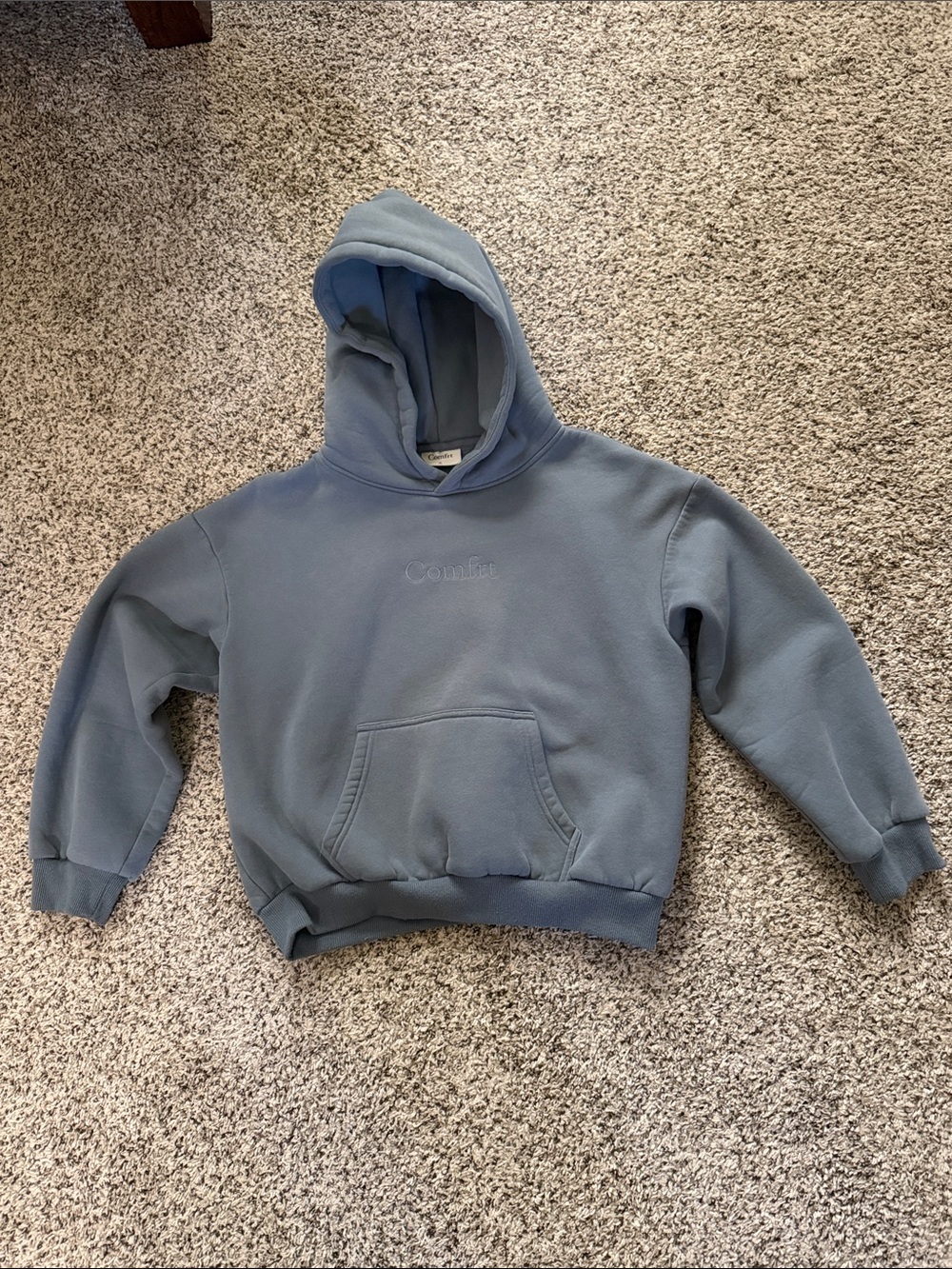 Comfort Kids Blue Hooded Sweatshirt